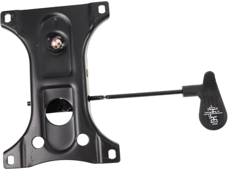 KOCKSHION Base Giratoria para Silla De Oficina Mediana, Repuesto para Sillas Gaming y Oficina, Plástico y Metal Resistente, Mecanismo De Inclinación y Rotación, Uso Profesional y Doméstico