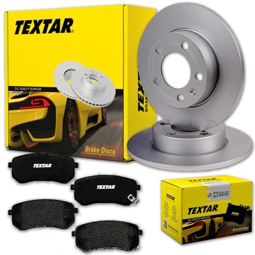 Textar Bremsscheiben 234mm + Beläge hinten | 92147203 + 2427601 Kompatibel mit Picanto I (sa)