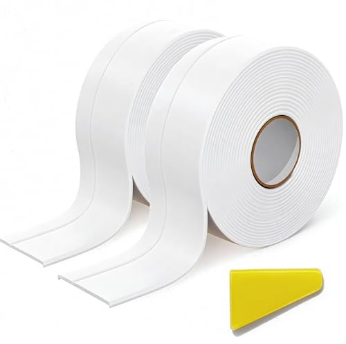 Flexibilität Sockelleiste Selbstklebend 5m, Perfekte Haftung Auf Wände, Ohne Bohren, DIY Renovierung Für Altbau Und Moderne Räume, Weiß