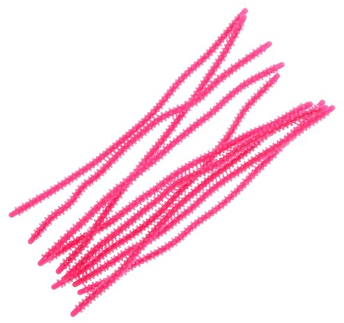 JOINPAYA 10 Stück Flexible Silikon Haarwickler Klein 0,6cm Spirallocken Stäbe ohne Hitze für Selbstgemacht Haarstyling Rosa