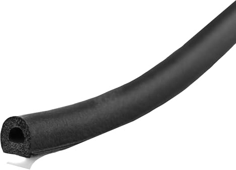 MD Building Rubber Auto & Marine Weatherseal, Black, 17ft