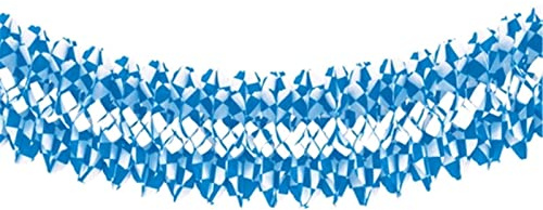 18774 - PAPSTAR - Großraumgirlande, Papier Ø 25 cm · 10 m Bayrisch Blau schwer entflammbar