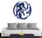 A432 Wandtattoo Yin Yang Drache 60cm x 60cm dunkelblau (erh. in 40 Farben und 2 Größen)