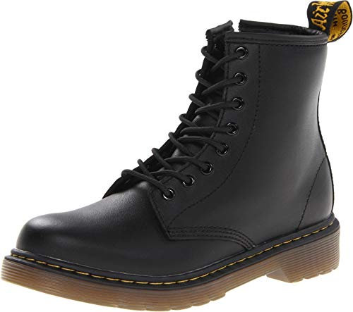 Dr. Martens Delaney Black Softy, Scarpe Brogue Stringate Unisex – Bambini, Nero, 33