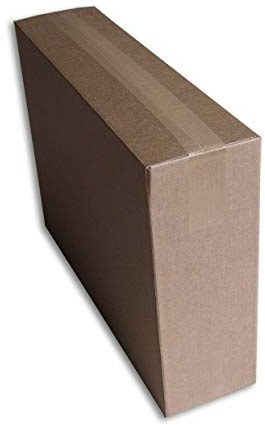 Lot de 10 Boîtes carton (N°68A) format 600x150x440 mm