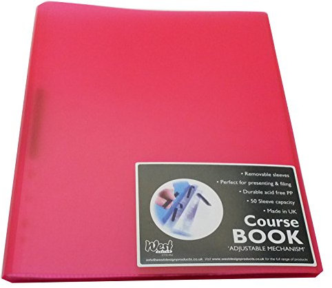 Westfolio Porte-vues amovibles A4 Framboise