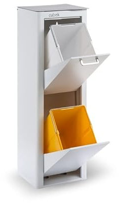 Don hierro - Cubo de Basura para Reciclar 20l+20l cubek