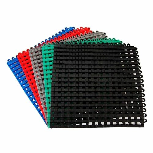 Profi Bodenrost Duschmatte Schwimmbad Sauna Antirutschmatte Badvorleger XXL (Rot)