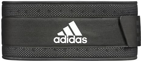 adidas Unisex-Adult Performance Gewichthebergürtel, Schwarz, L-36,5-41,5 (um die Taille)