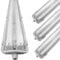 Proventa LED-Feuchtraumleuchte 120 cm, Sparset 4 Stück, je 2 LED-Röhren, IP65, 4.000 K, 36 W, 4.320 Lumen