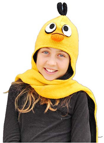 Tiermütze mit Schal und Handschuhe Sun Bird Angry Bird Kinder