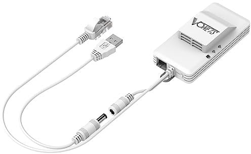 Vonets VAP11AC 2.4G+5G Smart Mini WiFi Bridge/Wireless Repeater/Wireless AP/Wire-to-WiFi Adapter 1200Mbps avec Câble Ethernet RJ45, Bon Compagnon pour Imprimante/Balance Electronique