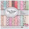 Ideen mit Herz Duo-Design-Papiere | Block mit 20 Blatt Bastelpapier | 25 x 25 cm | 250g/m² | beidseitig bedruckt | Designpapier, Motivpapier | ideal für Scrapbooking, Basteln (Rosen Deluxe 01)
