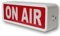 ON AIR Signs Light, Studio LED beleuchtet, dekorativ, einfacher einfacher EIN/AUS-Schalter, für die Aufnahme von Radio Bar Pub Dekoration… (Weiß)