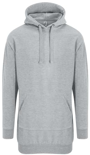 AWDis Just Hoods JH015 Hoodie Dress - Heather Grey - L