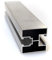 NAKA Aluprofil 40x40 PV Solarpanele | Photovoltaik Montageschiene PV-Anlage | Aluminiumprofil zur Montage von Solaranlagen | Systemprofil Typ S Montageprofil 40 x 40 mm 0,8 m