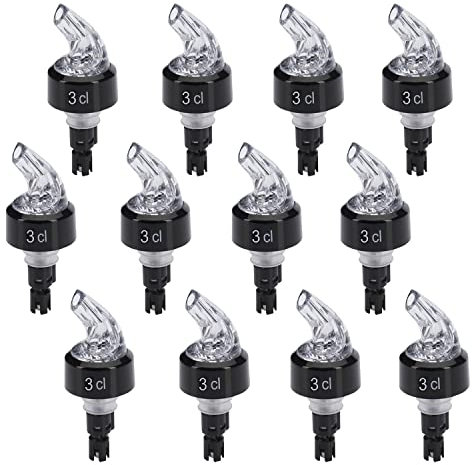 Westmark 12 Dosier/Maß-Ausgießer, Portionierer, Dosierung Pro Ausguss: 3 cl, Kunststoff, Auto-Pour, Transparent, 993022E2
