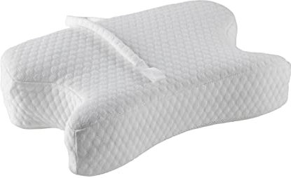 Orbisana CPAP-Kissen höhenverstellbar - 3 hochelastische Schaumstofflagen Ergonomic Pillow als Nackenstützkissen Seitenlage Kissen & Rückenschläfer Kissen