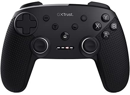 Trust Gaming GXT 542 Muta Controller Nintendo Switch & PC Wireless Bluetooth/RF/USB, Design Sostenibile, Batteria Ricaricabile, Gamepad senza Fili per Switch OLED/Lite, Computer, Android, iOS