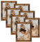 Vasemouh 7er-Set rustikale Bilderrahmen für Fotos 20x25cm, Vintage-Stil ideal für Wand- und Tischaufstellung im Wohnzimmer, Schlafzimmer, Büro oder Flur