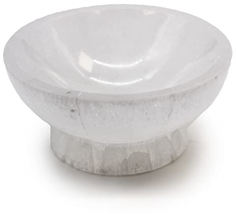 Cuenco ritual de selenita, 10 cm