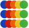 PATIKIL 15Stk 9 Spot Markierungen Agilität Punkte Boden Flach Spot Markierungen PVC rutschfest Sport Punkte Flachfeld Kegel für Fußball Geschwindigkeit Agilität Training