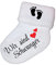 Girahlutions Baby Verkündung Schwangerschaft Babysocke Söckchen Wir werden Eltern Du wirst Papa Oma Opa Tante Onkel Großeltern Wir sind Schwanger