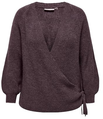 ONLY Carmakoma Female Strickjacke Curvy Langarm Strickpullover