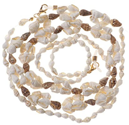 UKCOCO Goldene Brillenkette Muschel-brillenkette Mode