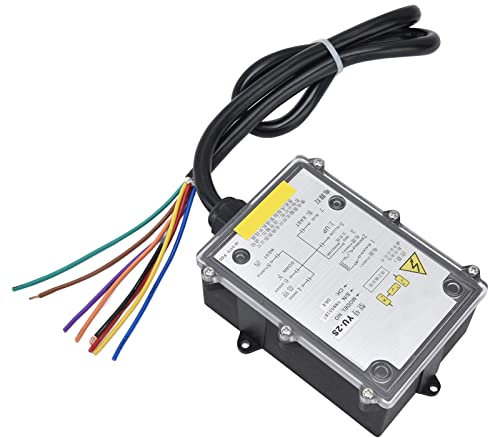 Industrielle Funkfernbedienung, DC 24 V 36 V AC 220 V 380 V ABS IP68 Stopp-Start-Taste 2-Tasten-Hebekran-Hebe-Funkschalter YU-2S(AC 220V)