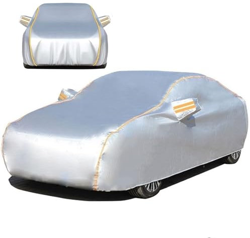 Autoabdeckung für Nissan Micra, Oxford Custom 4 Jahreszeiten, universelle Vollgarage, regendicht, Winddicht, schneesicher, staubdicht, Autoplane