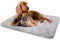 NWK Self Heating Pet Pad, Heated Cat Blanket, Thermal Dog Mat Cat Mat, Washable, Non-Slip Bottom for Sofa & Crate & Kennel & Car Seat (72cm X 115cm, Grey)