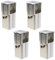 Woogim 4 Stück 2-Wege-T-Balken Stahlrohrverbinder Edelstahl T-Fitting Vierkantrohrschellen für 30 mm Vierkantrohr-Kettenzaun Leitplanken-Endschienen Klemmen, Silber