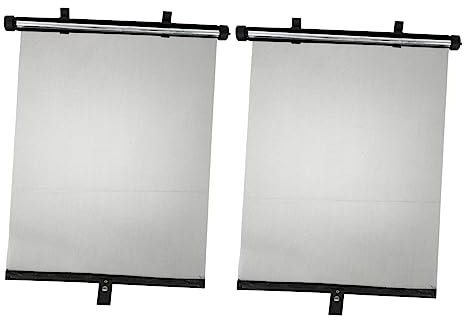 1 Paire Stores Enrouleurs De Voiture Stores pour Fenêtres Pare-Soleil pour Vitres De Voiture Volets pour Balustrade ES Automatiques ES De Black Parliky