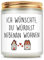 Giftasy Geschenke für Frauen - Duftkerze mit Spruch, Geburtstagsgeschenk für Frauen, Beste Freundin Geschenke, Geschenke für Freundin, Geschenke für Schwester, Ich wünschte du würdest nebenan wohnen