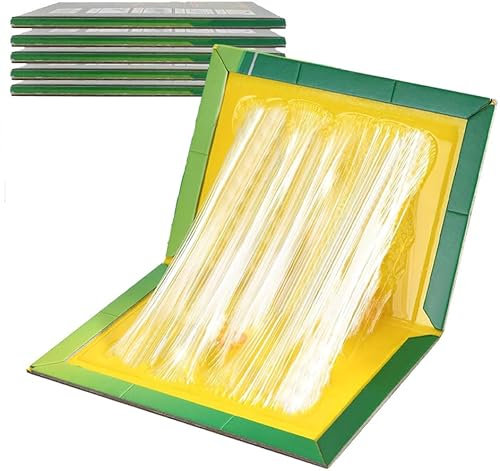 Loryx 5 Pack Extra-Strong Sticky Pads Large, Durable Trap Boards for Indoor & Outdoor Use Perfect for Home, Kitchen, Garage, Garden & More