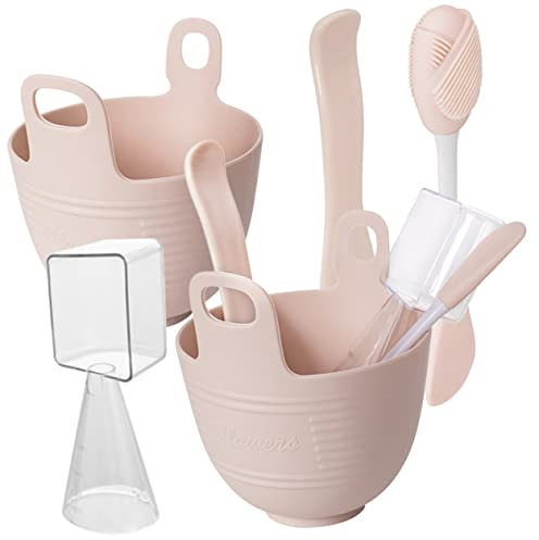 Healvian 2sätze -schüssel Für Gesichtsmaske Mit Pinsel Leichtes Und Langlebiges -mischwerkzeug Für Für Hautpflege Und Beauty-anwendungen