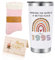 NOOMII 30th Birthday Gifts for Women | 30th Birthday Gifts Set, 1975 Tumbler, Fuzzy Socks & Card | Presents for Women | Unusual Present Tumbler 20oz Stainless Steel