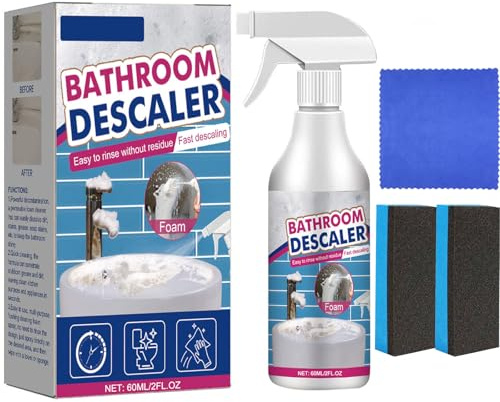2025 New Bathroom Descaler Foam Spray, Bubble Cleaner Foam Spray, Bathroom Descaler, Limescale Remover For Bathtub, Toilet, Bath, Shower