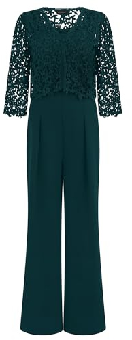 APART Fashion Damen Overall mit Spitzenjäckchen Overall mit Spitzenjäckchen