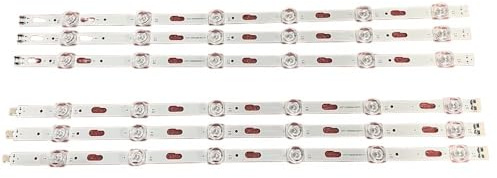 sjniosn Bande de rétro-éclairage LED for Samsung, compatible avec TV UE50TU7570U UE50TU7095U UE50TU8005K UE50TU7000K UE50TU8002K UA50TU8000 UA50TU7000 UN50TU8000G Bande lumineuse TV