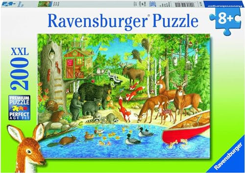 Ravensburger 12740 Woodland Friends Puzzle 200pc,Children's Puzzles
