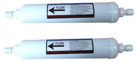 The Water Filter Men 2 x Filtro de Agua Externo Compatible para frigoríficos Samsung EF9603, WSF100, Bosch, NEFF, Siemens