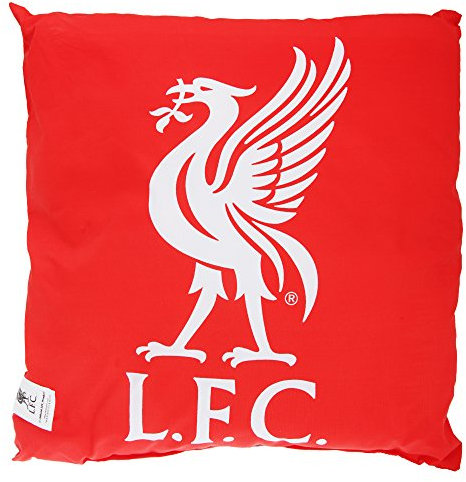 Liverpool FC Childrens/Kids Official Filled Football Crest Cushion (One Size) (Red)