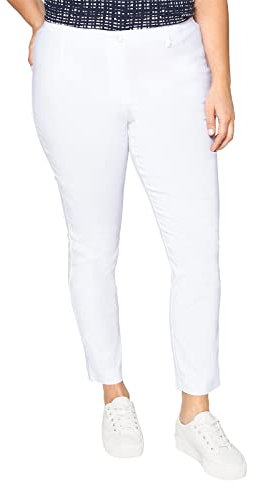 Sheego Damen 527010 Hosen, Weiß (weiß), 40 (Size:25)