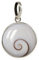 Fly Style Kettenanhänger aus 925 Silber mit Shiva Auge für Damen - Spiritueller Schmuck, Grösse:24 mm