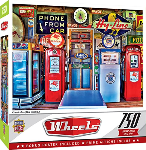 MasterPieces Wheels – Classic Gas Puzzle 750 Teile