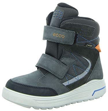 ECCO Gore-TEX 722232 Jungen Stiefelette Black/Dark Shadow, EU 32