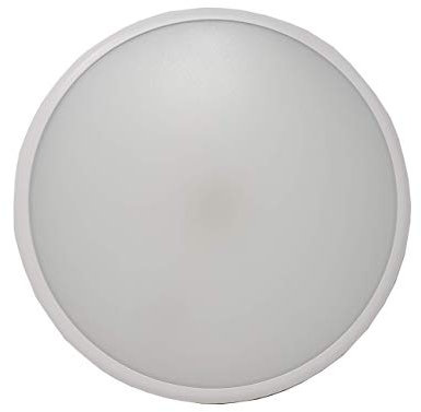 IP65 Ultra Slim 22W LED Microwave Motion Sensor Movement Detector Bulkhead Light Cool White 4000K or Daylight 6000K Dim Mode Function (Daylight 6000K)