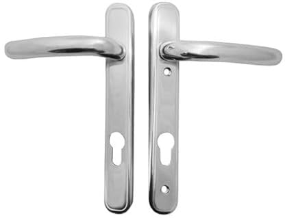 GU Door Handles Polished Silver 92PZ